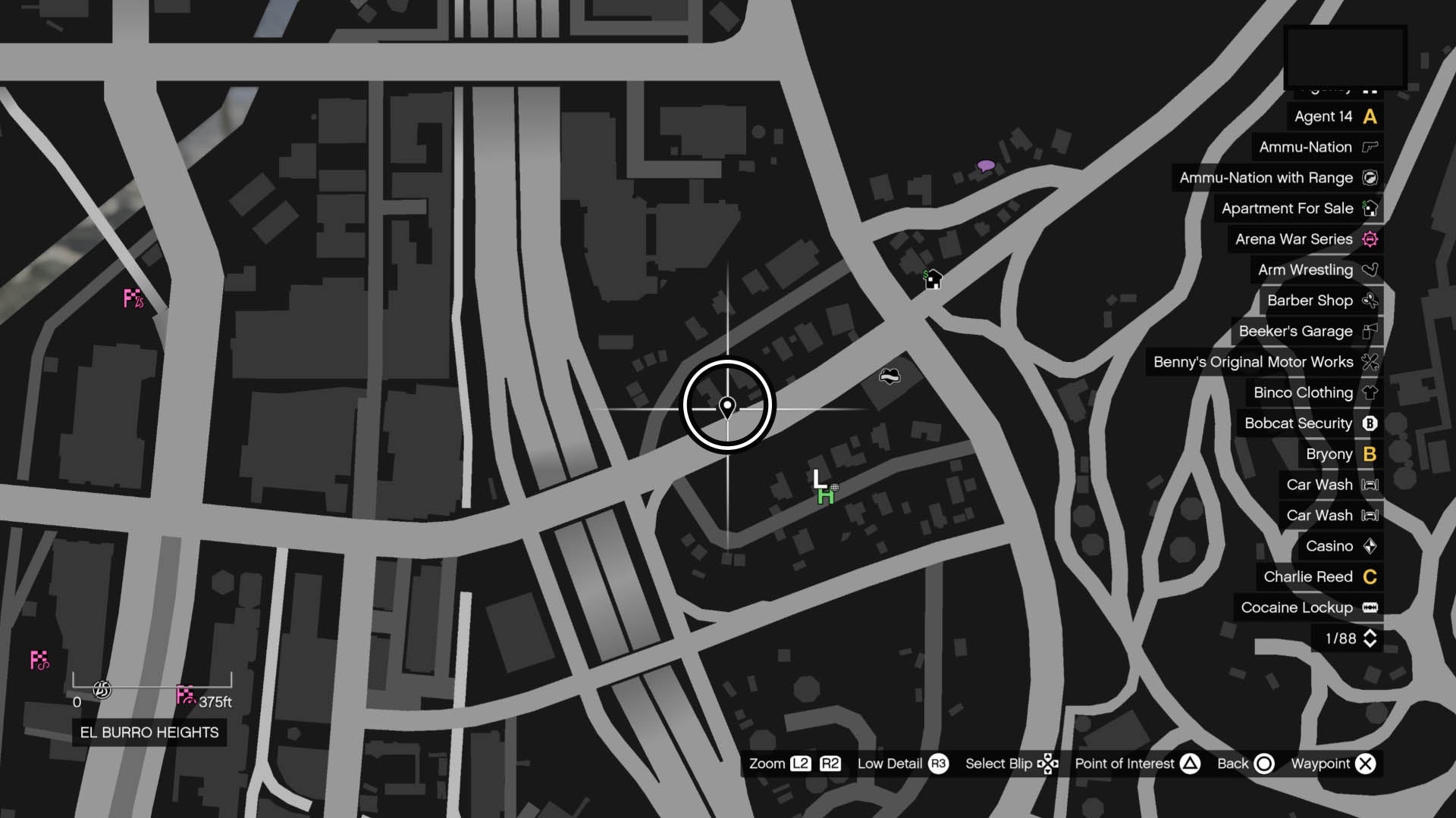 gta online pumpkin four map location