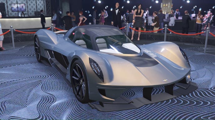 gta online silver dewbauchee vagner diamond casino side view