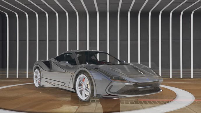 gta online silver grotti turismo omaggio luxury autos showroom window