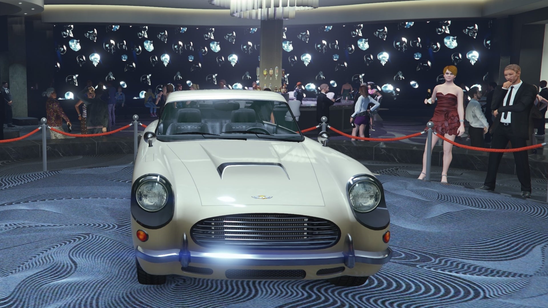 gta online silver jb 700 w diamond casino podium front view