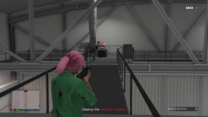 gta online the fine art file aiming at third security control