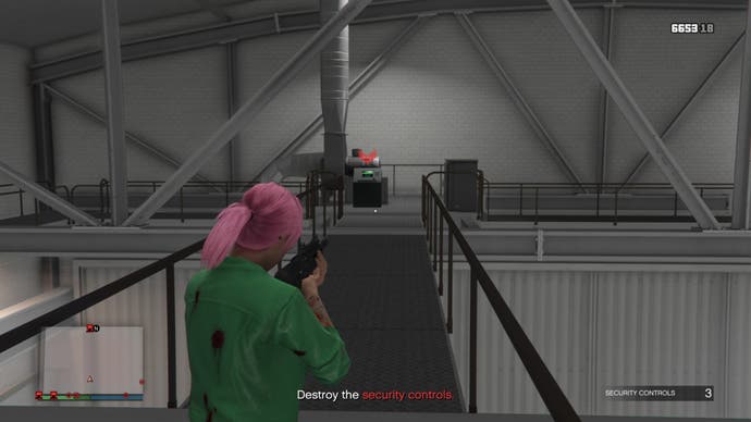 gta online the fine art file aimed at a third security check