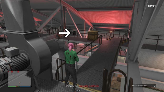 GTA Online the art file shed, security check, location four