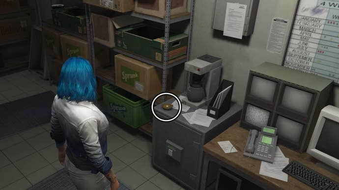 gta online yuanbao location inside shop back room in harmony