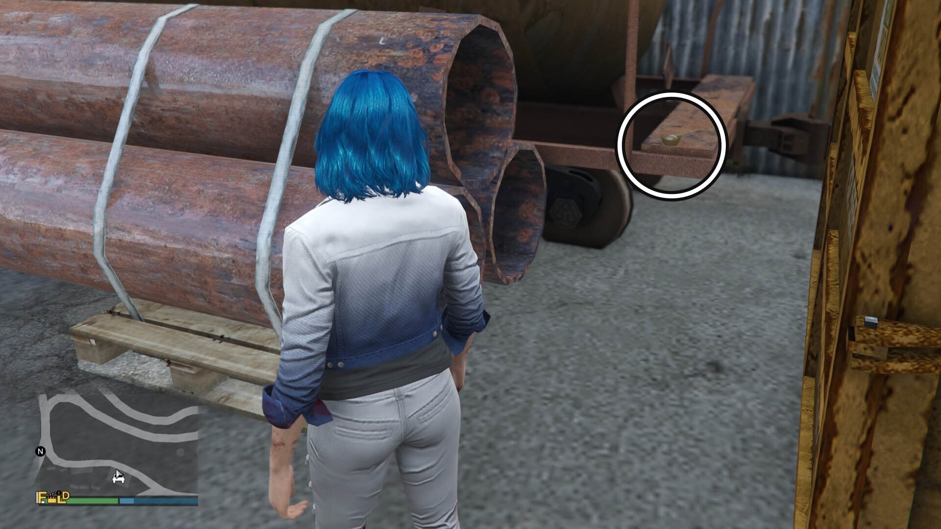 gta online yuanbao one location on abandoned fuel tanker el burro heights