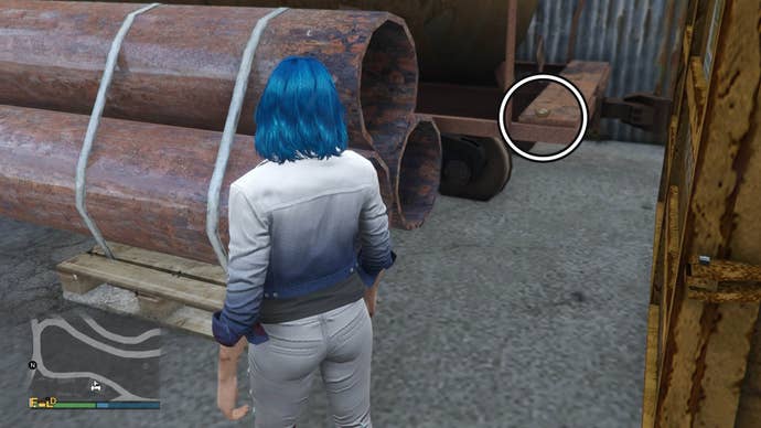 gta online yuanbao one location on abandoned fuel tanker el burro heights