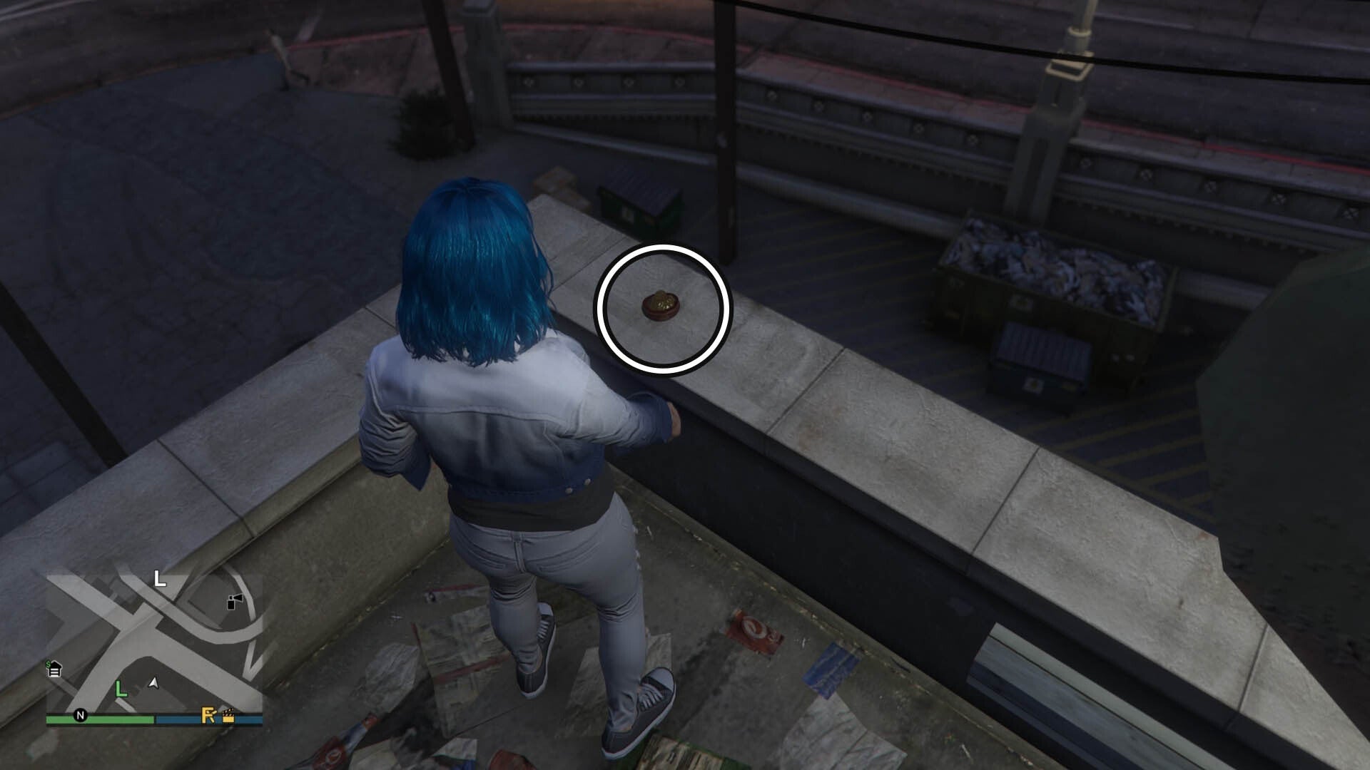 gta online yuanbao six location on roof darnell bros garment factory