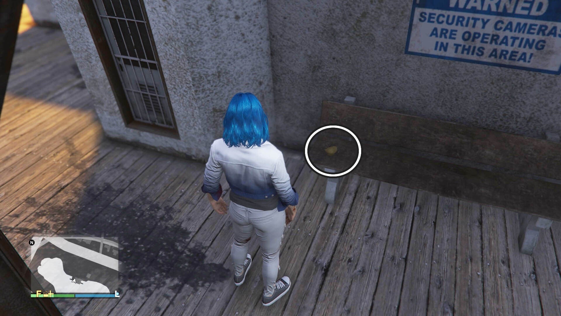 gta online yuanbao sixteen location on bench mirror park