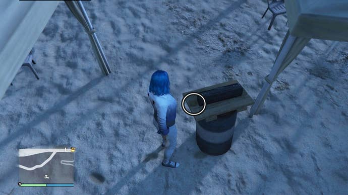 gta online yuanbao thirty location by radio on beach