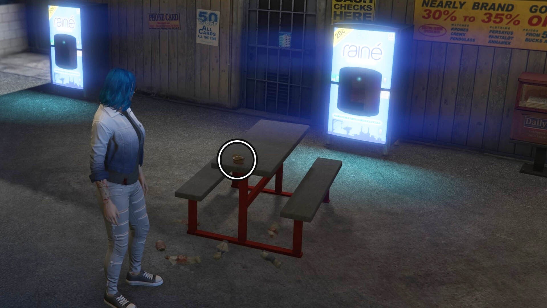 gta online yuanbao thirty one location by vending machines in paleto bay
