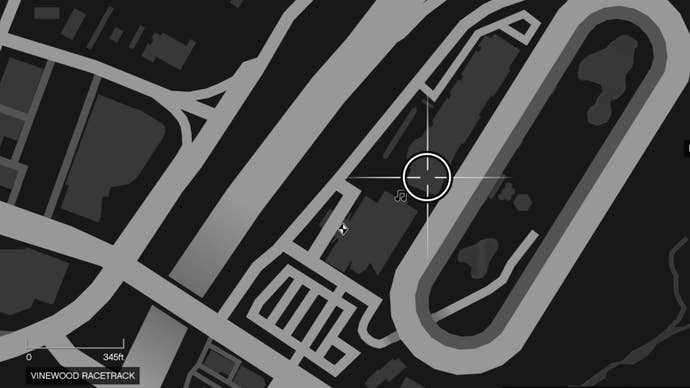 gta online yuanbao thirty three map location vinewood racetrack