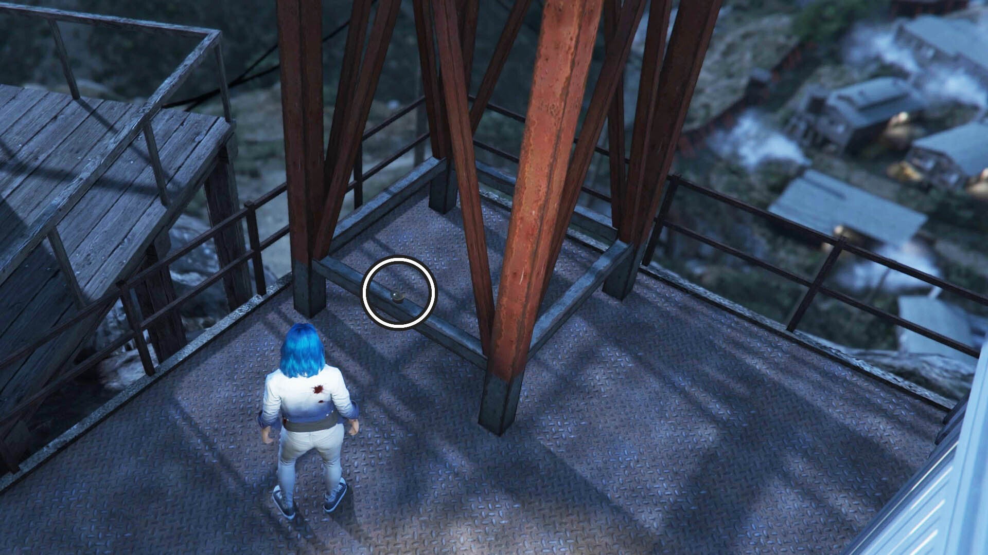 gta online yuanbao twenty eight location at bottom of radio tower