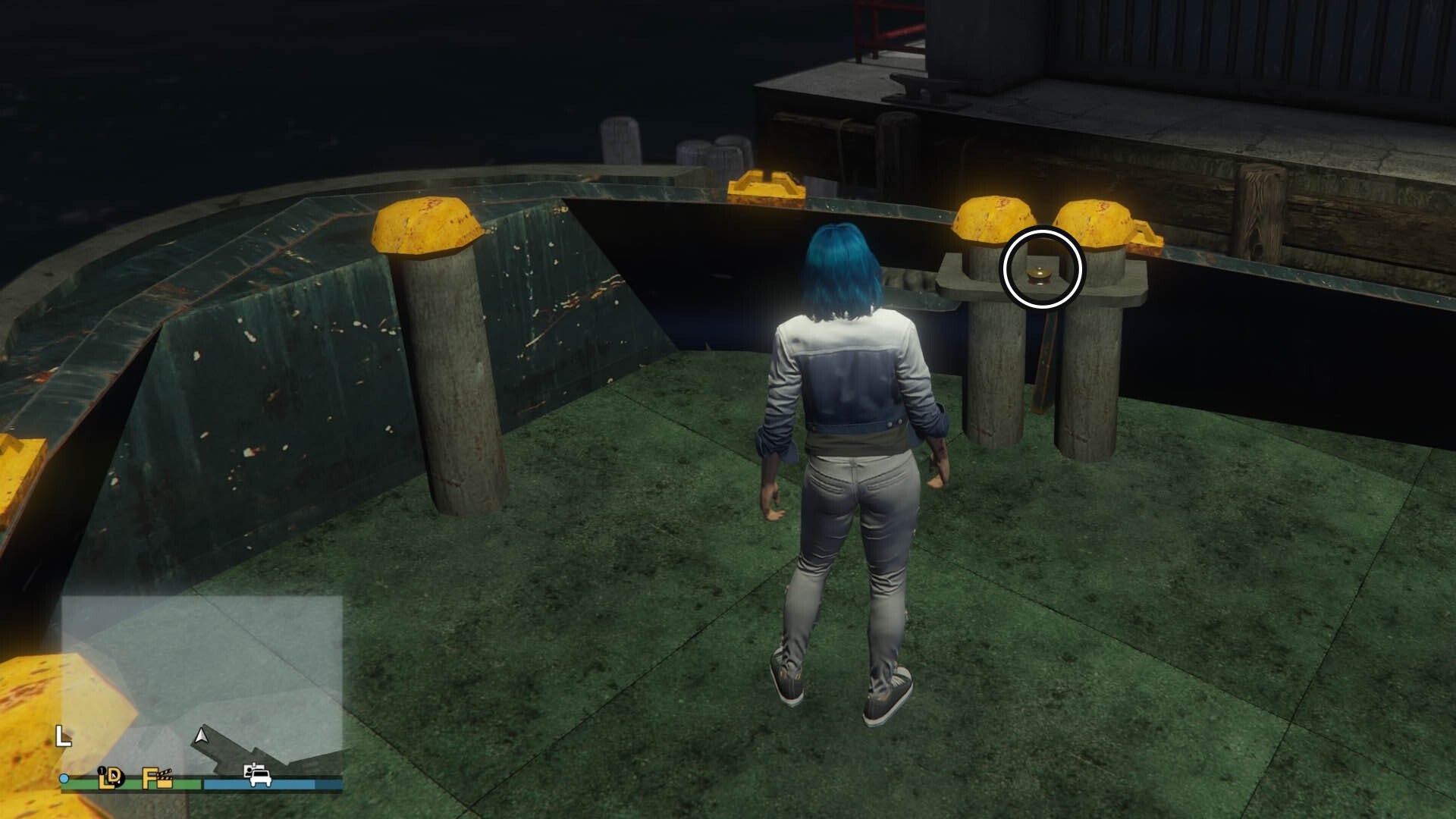 gta online yuanbao two location at front of ship in elysian island