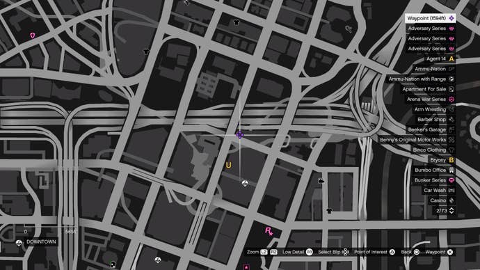 GTA Pumpkin location 2 (map)