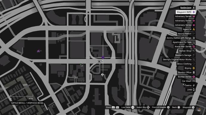 GTA Pumpkin location 3 (map)