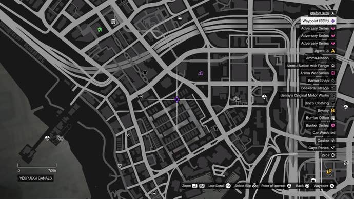 GTA Pumpkin location 8 (map)