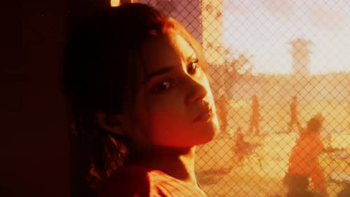 Lucia in prison in GTA 6.