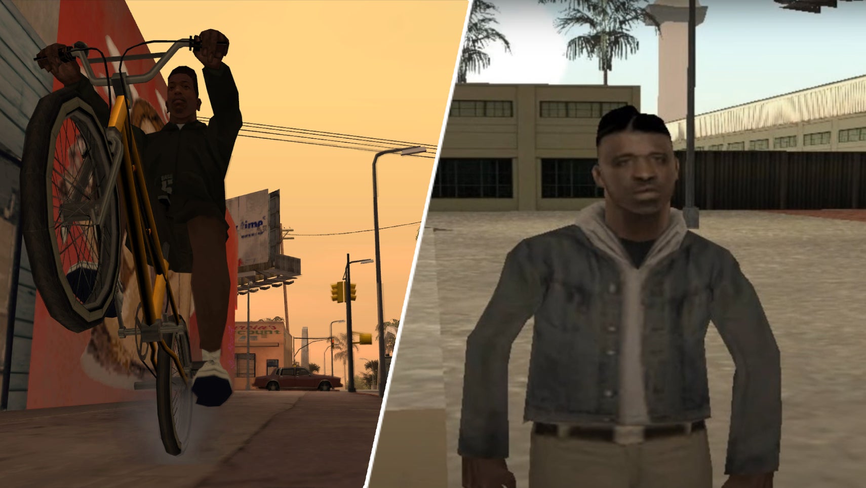 The Unknown Guy in GTA San Andreas alongside CJ. - 1
