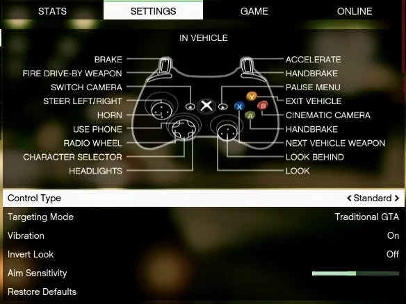 Xbox controls for GTA V - 9