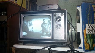 What GTA 5 looks like on a 1973 black and white TV