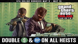 GTA Online: double RP and cash for all Heists this week