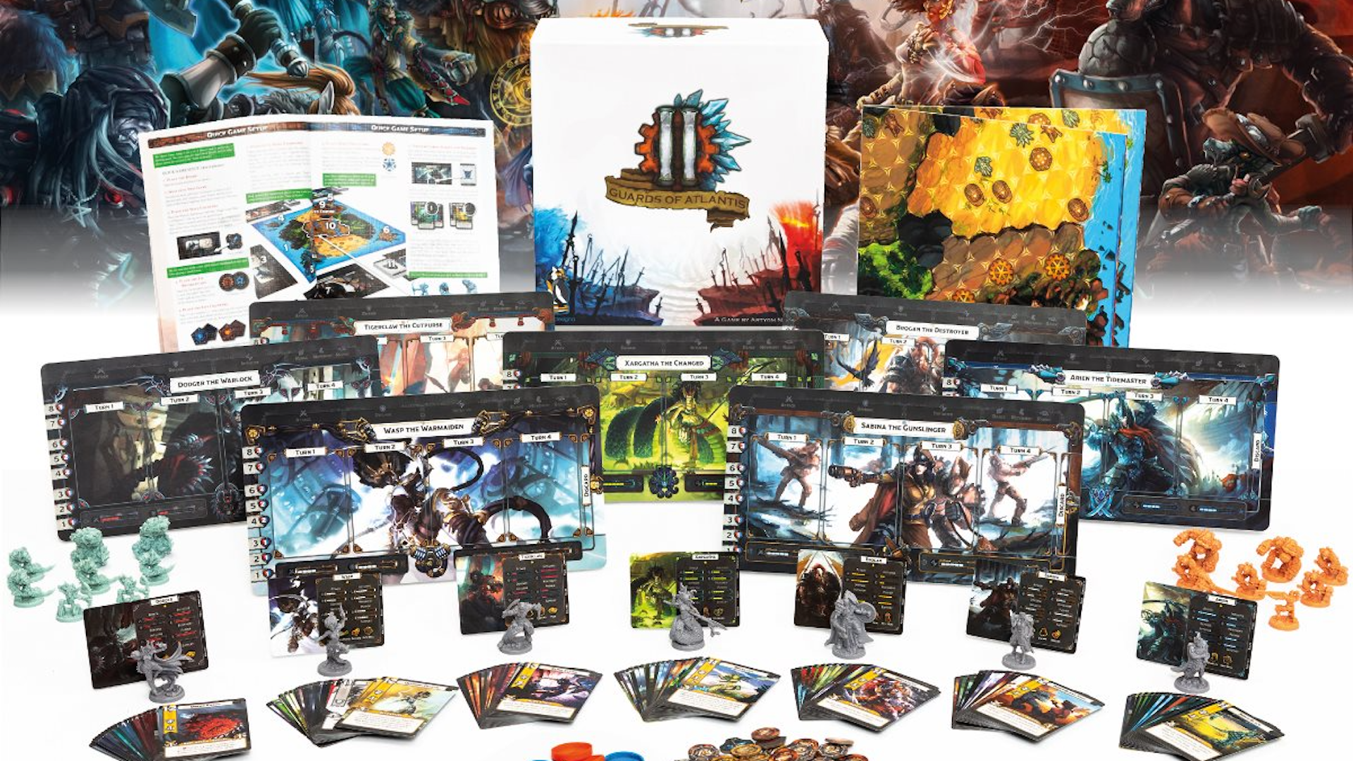 MOBA-inspired board game Guards of Atlantis II returns to 