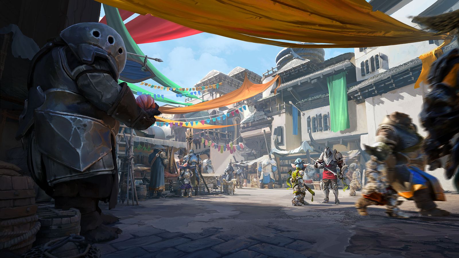 Guild Wars 3 city concept art.