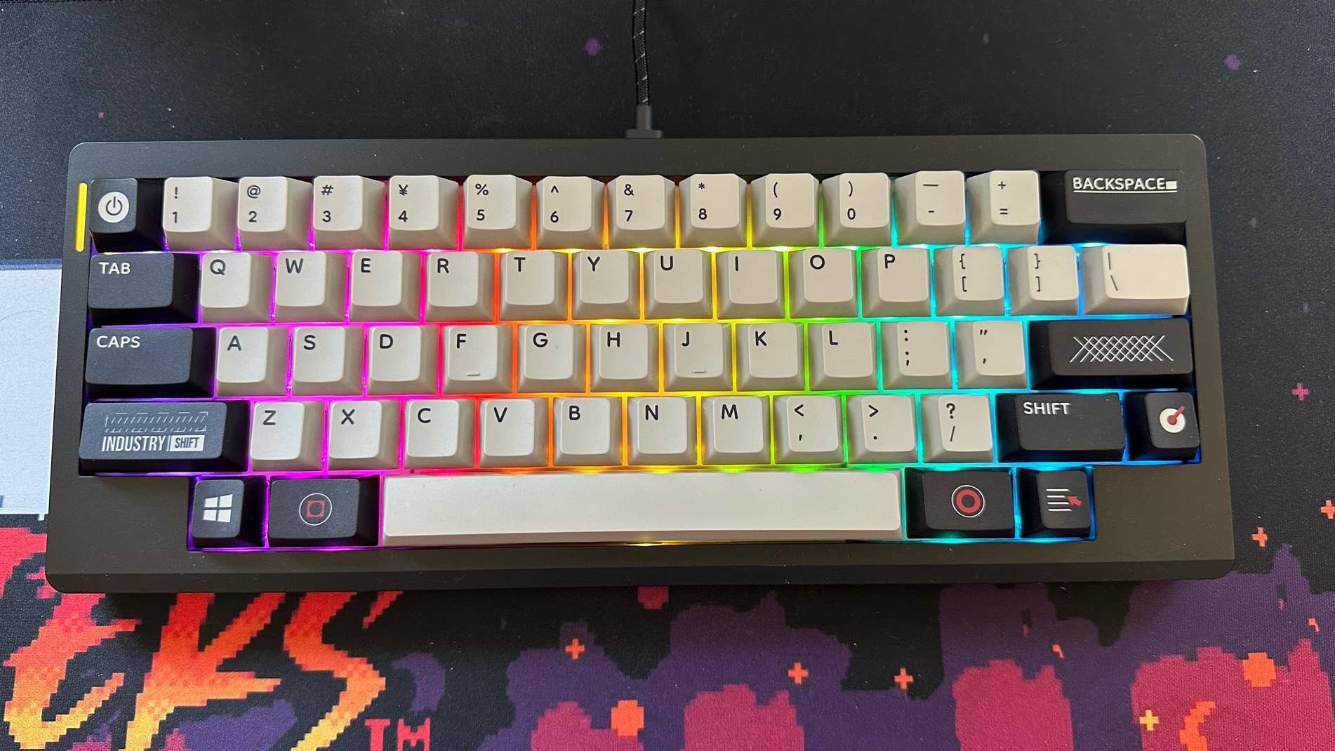 Epomaker Hack 59 keyboard in the Happy Hacking Keyboard (HHKB) layout