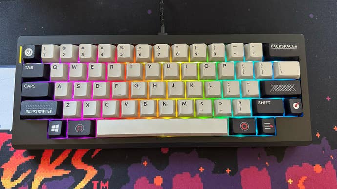 Epomaker Hack 59 keyboard in the Happy Hacking Keyboard (HHKB) layout