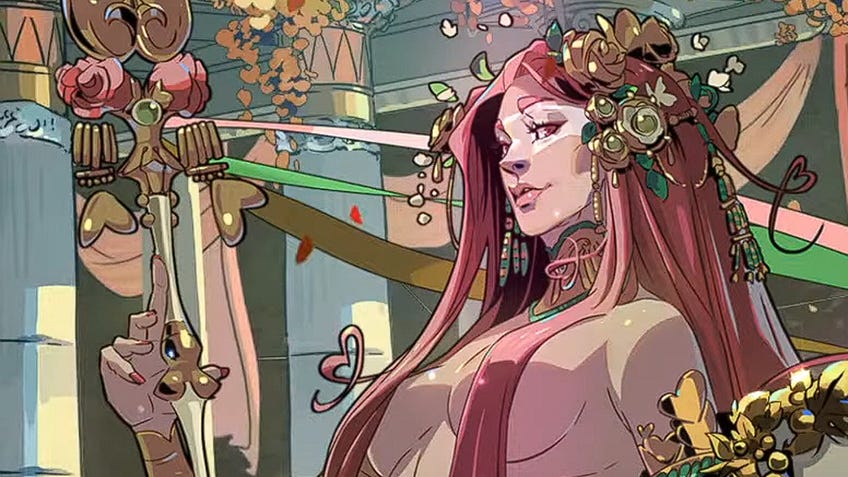 Artwork for Hades 2 featuring Aphrodite