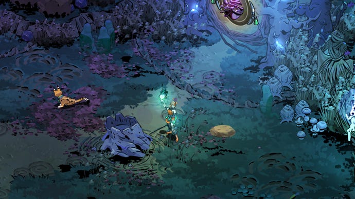 Screenshot of the Argent Skull weapon in Hades 2.