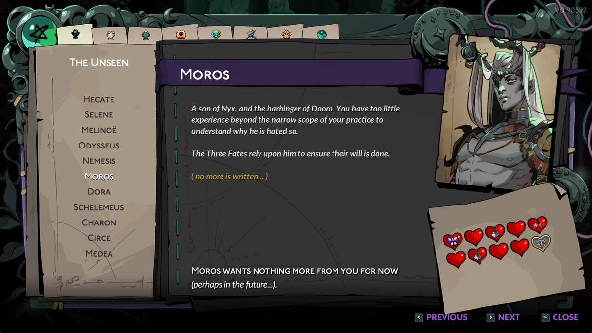 All Hades 2 romance options and gifts | Rock Paper Shotgun