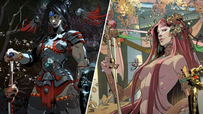Some sexy character art in Hades 2.