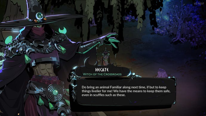 Screenshot of Hecate in Hades 2.