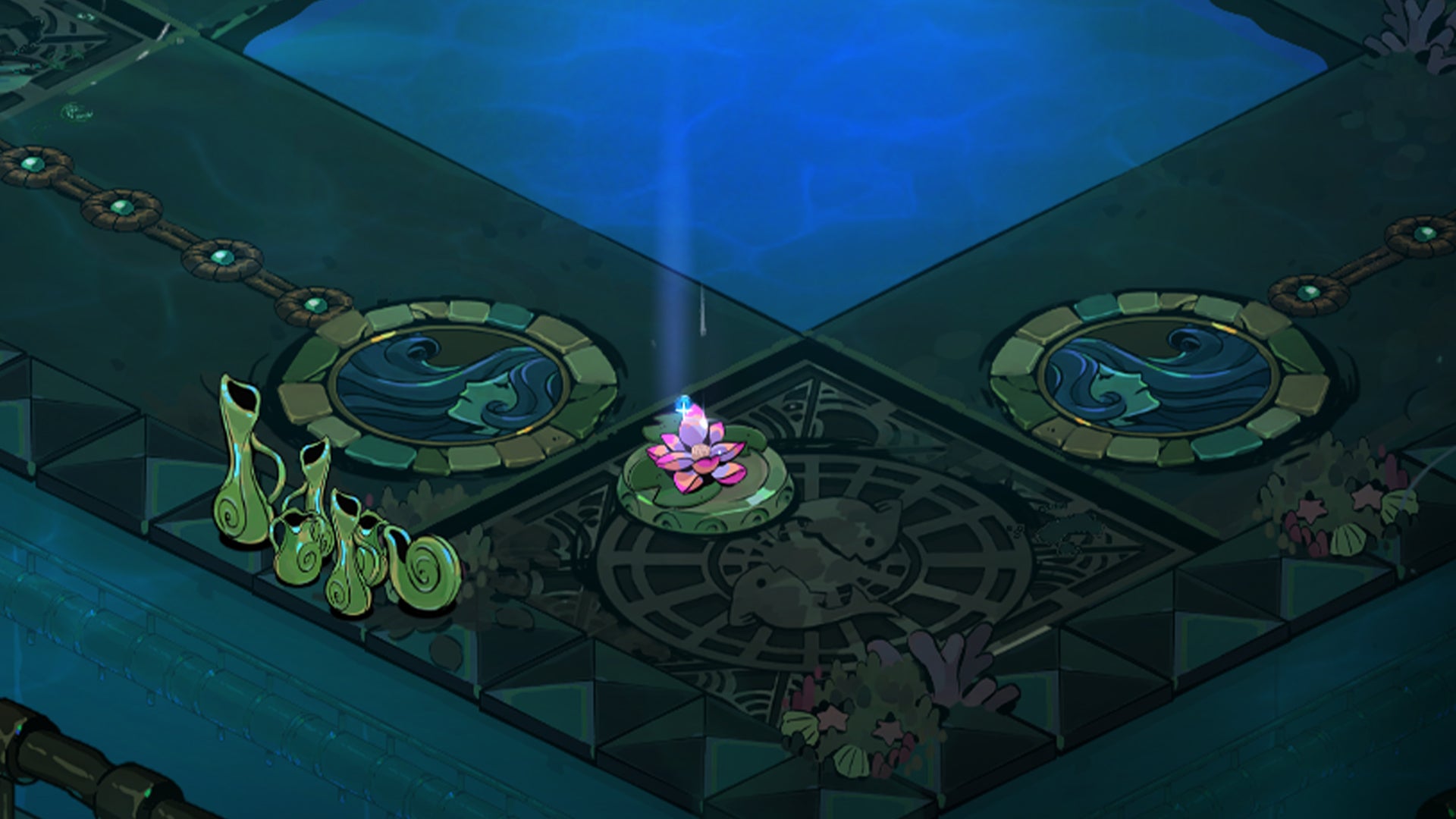 Screenshot of a Lotus in Hades 2. - 1