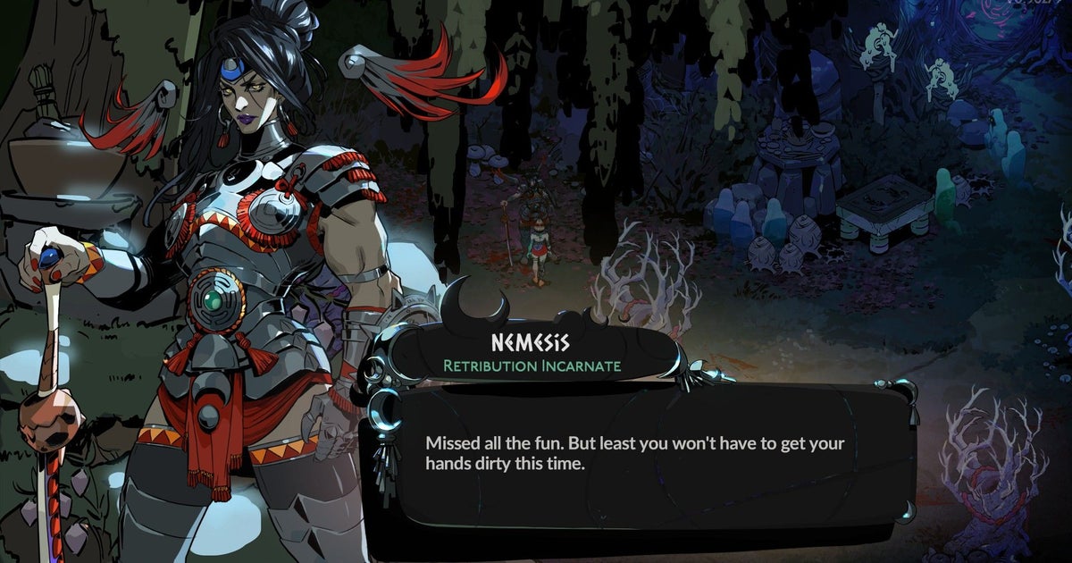Hades 2's best girl is Nemesis because she messes up your run