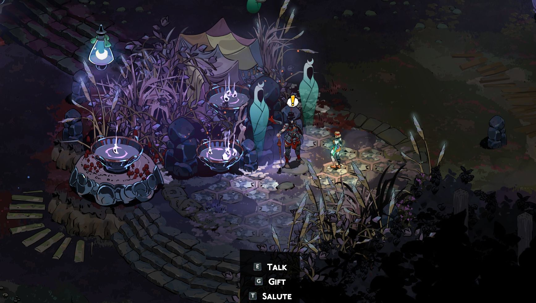 Nemesis hangs out at the Crossroads in Hades 2, where you can give her a gift (which she may reject) - 4