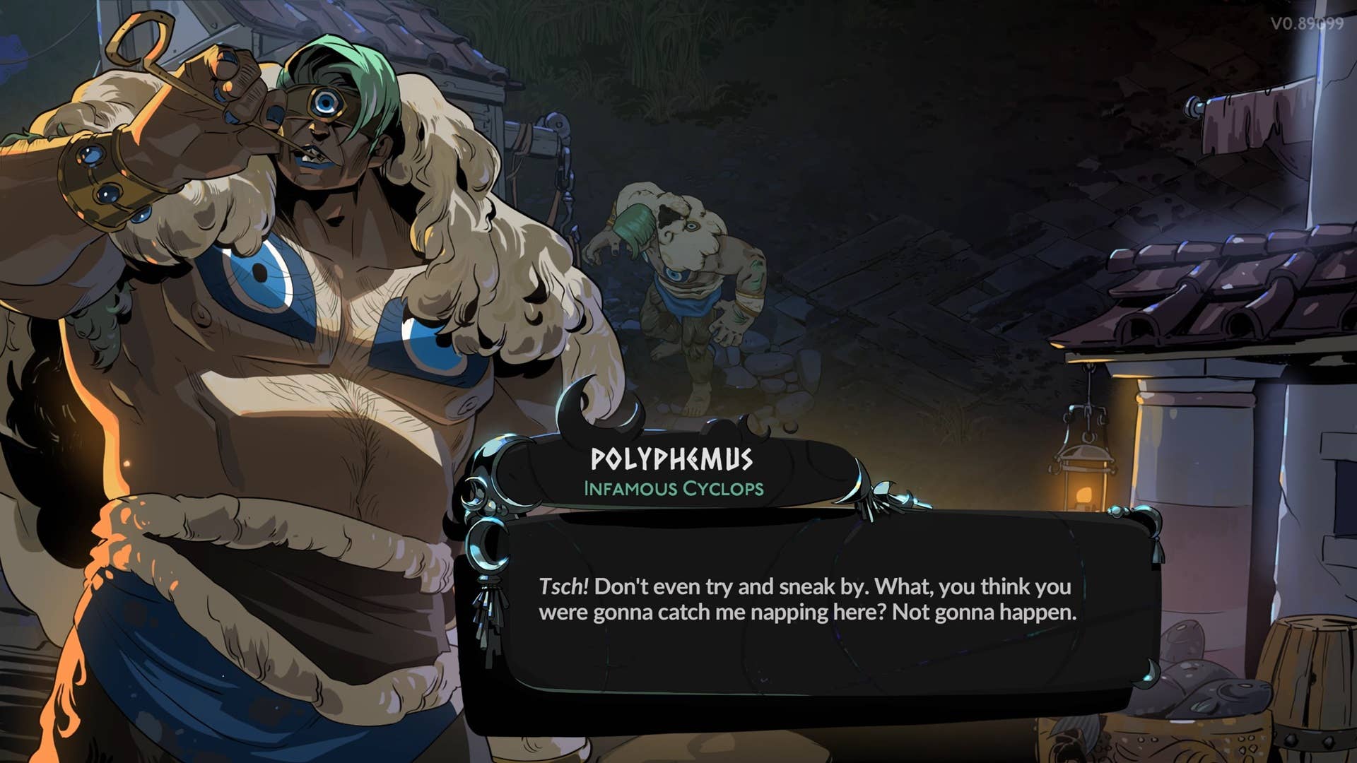 Polyphemus as he appears in Hades 2.