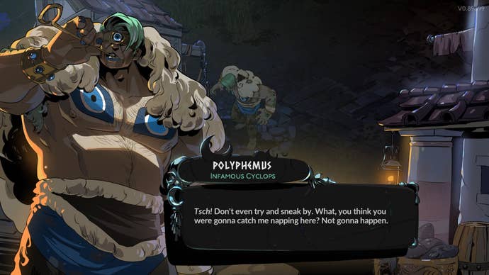 Polyphemus as he appears in Hades 2.