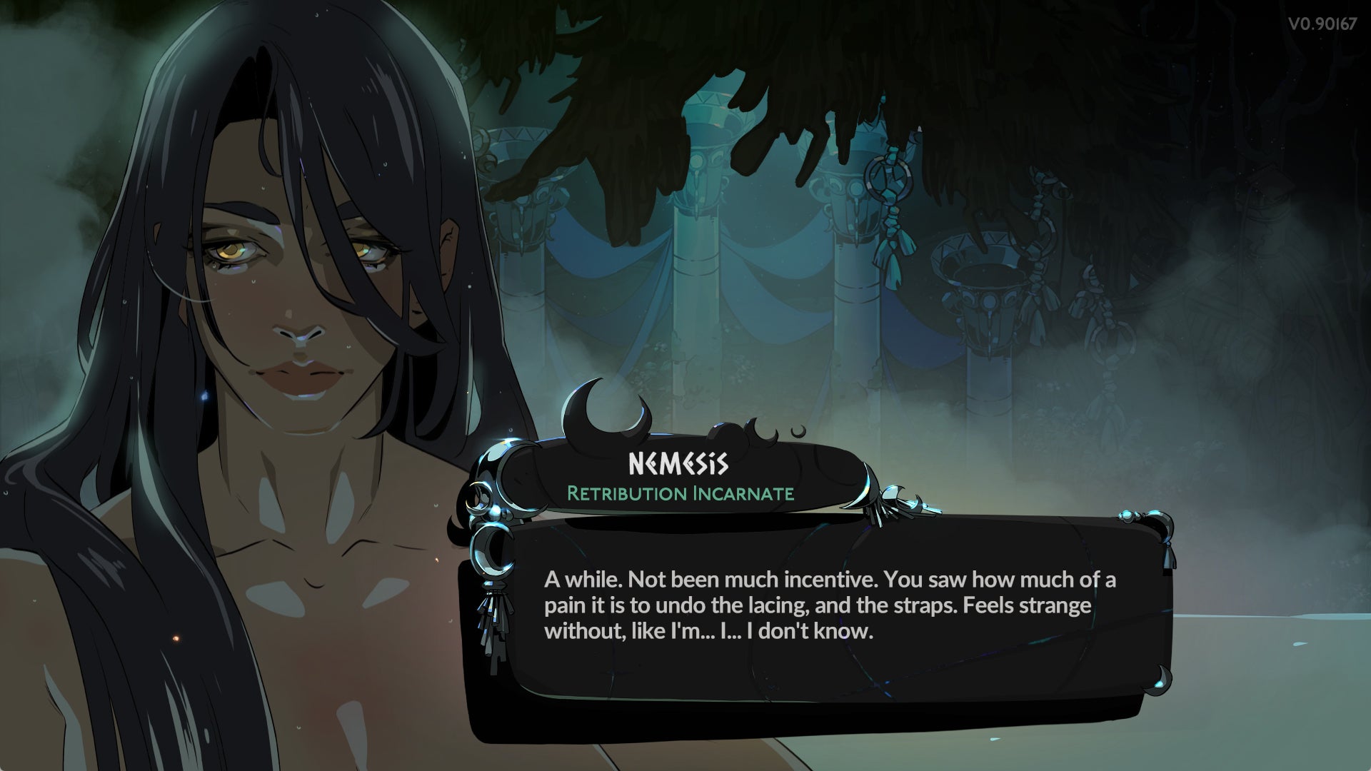 Nemesis at the Hot Springs in Hades 2. - 4