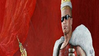 Duke Nukem sits for "officially commissioned portrait" to be auctioned for charity