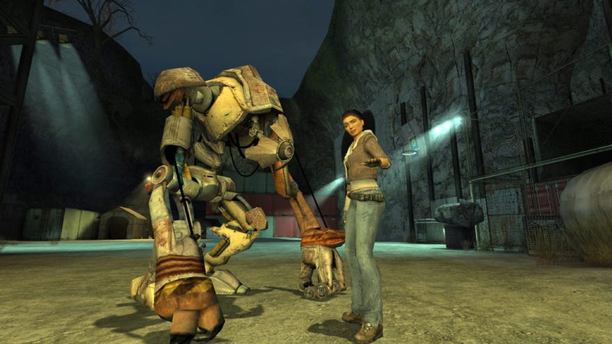 Alyx and Dog from Half-Life 2