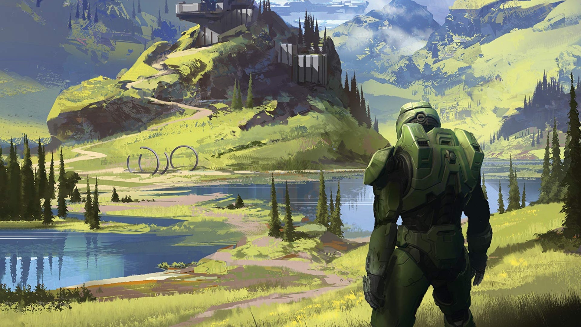 But the work of Halo Infinite s art director is stunning Rock