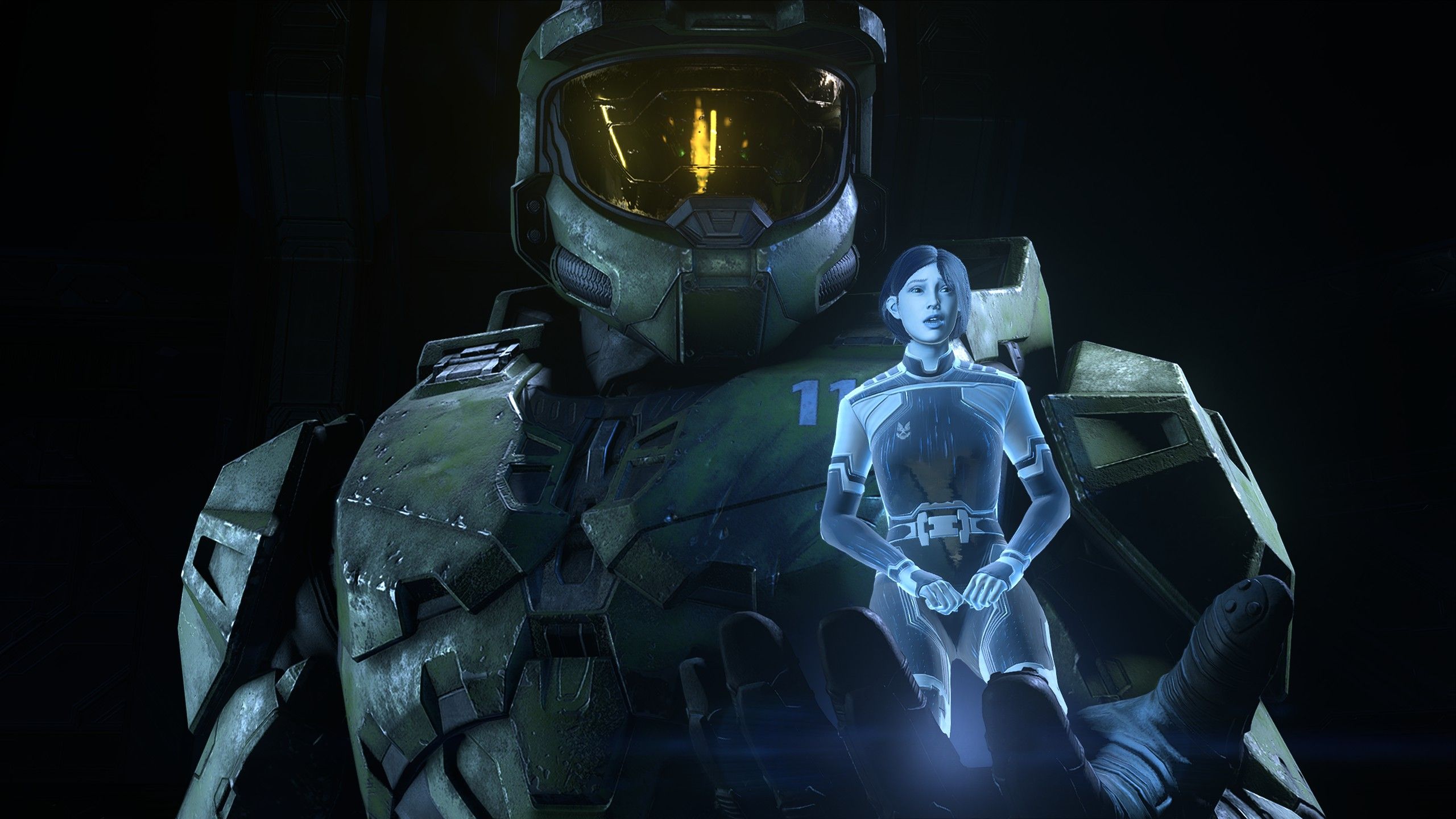 1024x600px | free download | HD wallpaper: chief, cortana, halo, master,  screenshots | Wallpaper Flare