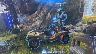Halo Infinite's Warthog is a little buggy