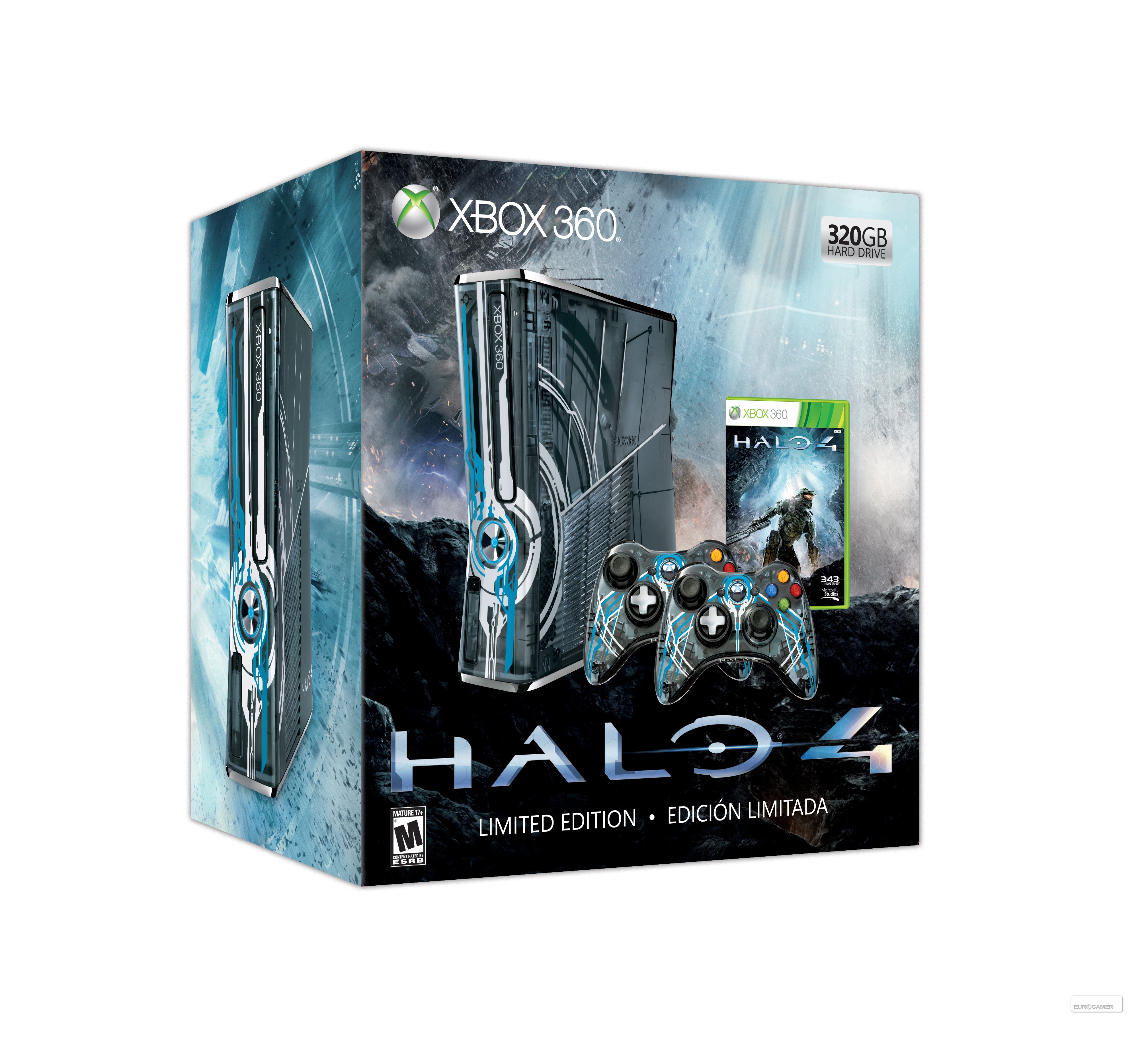 Translucent Halo 4 Limited Edition Xbox 360 costs £269.99 