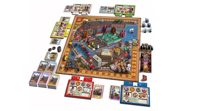 Hamburg board game layout