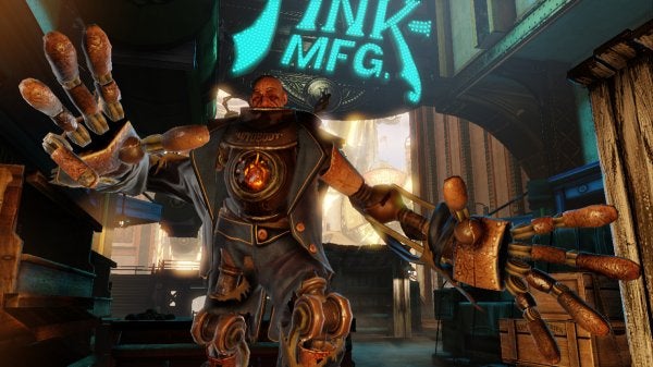 Bioshock Infinite Ad Hand Why Does 'this' Booker Have A Bandage On His