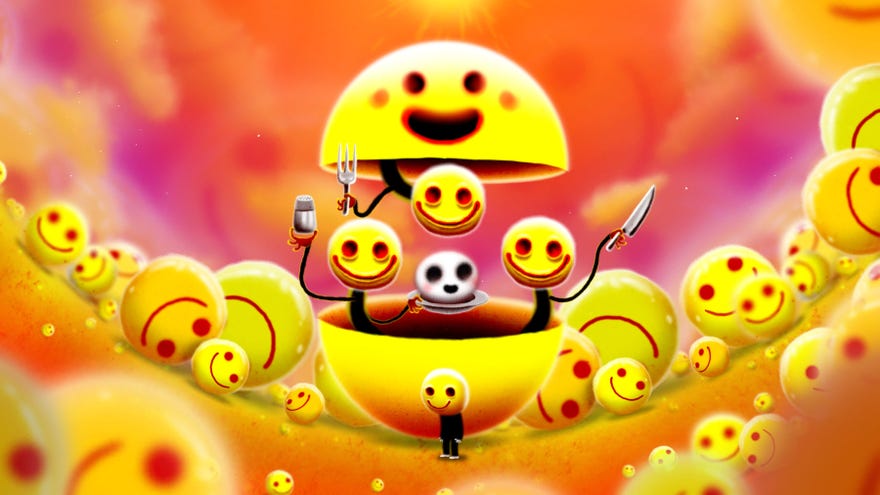 Spooky sights in a Happy Game screenshot.