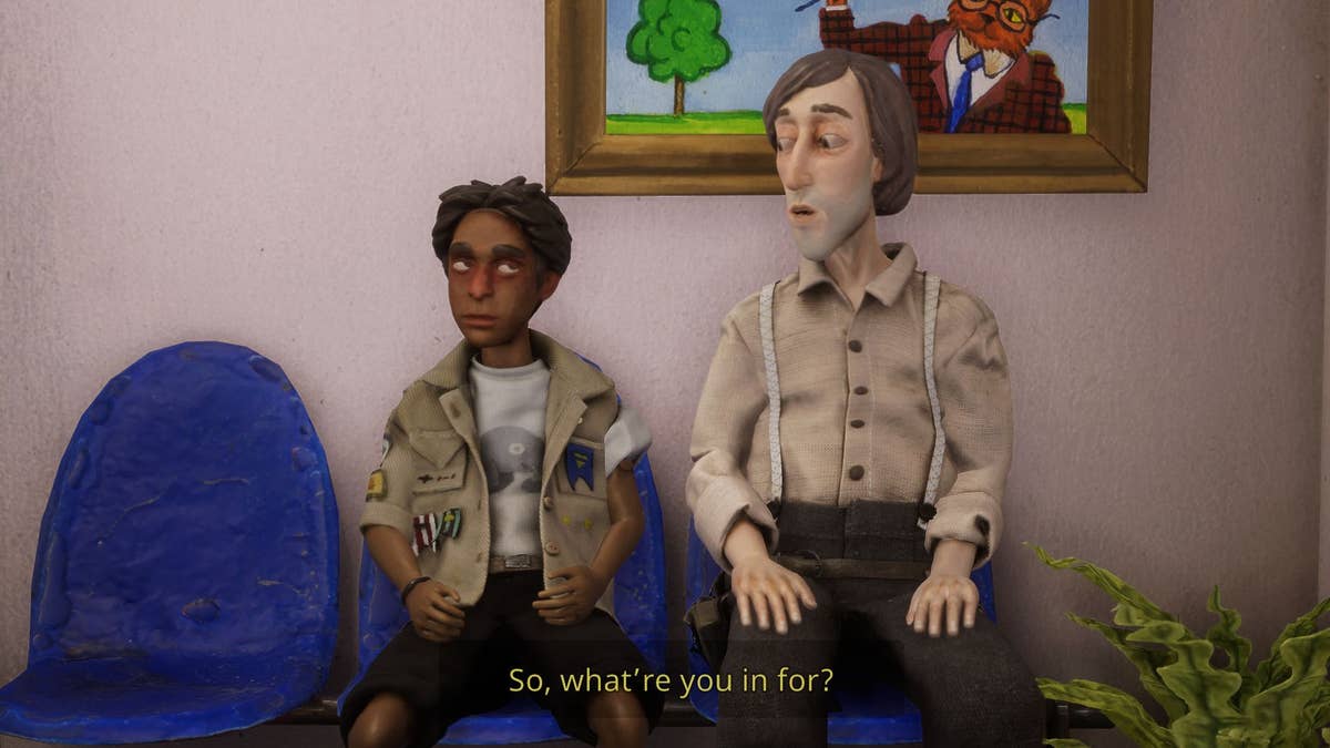 Handcrafted world in Harold Halibut.